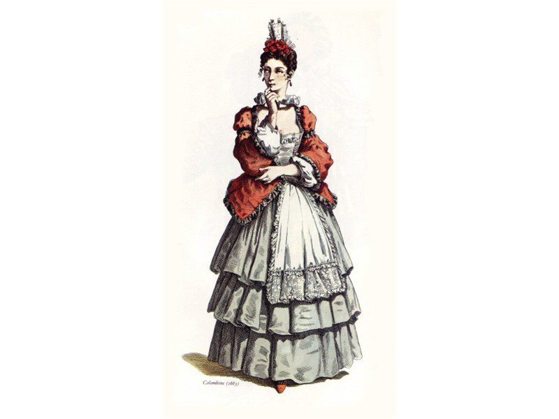 Personagens da Commedia dell’Arte - Colombina
